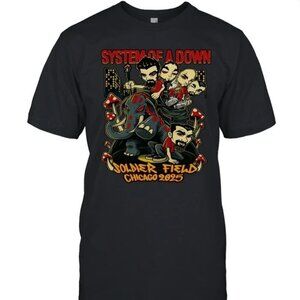 System of a Down T Shirt Soldier Field Chicago 2025 Tour Tee